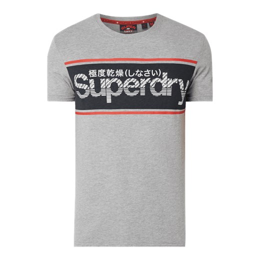 Superdry t-shirt męski bawełniany z krótkimi rękawami 