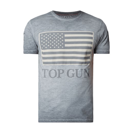 T-shirt męski Top Gun z krótkim rękawem z nadrukami 