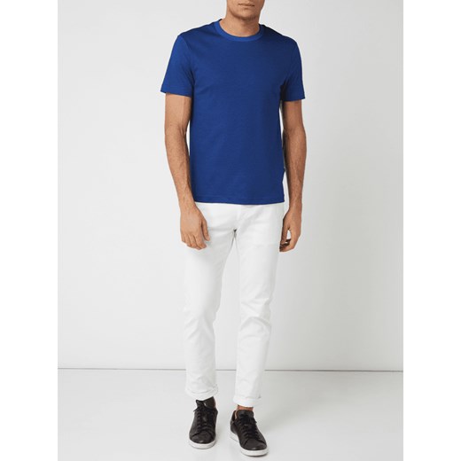 Niebieski t-shirt męski Calvin Klein z krótkim rękawem 