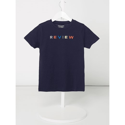 T-shirt chłopięce Review For Kids bawełniany z krótkimi rękawami 