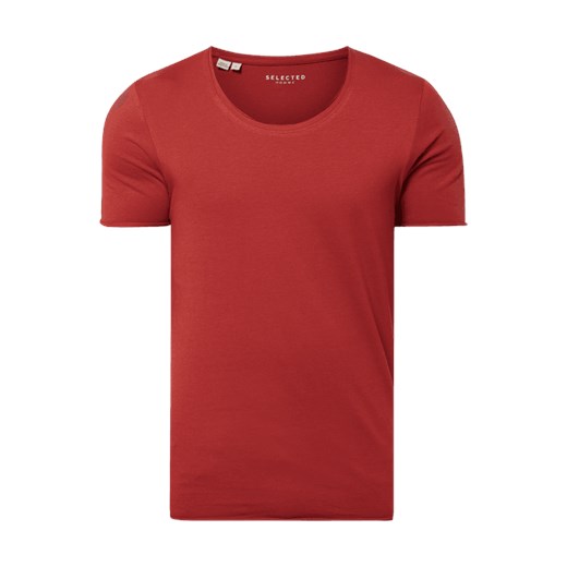 T-shirt męski Selected Homme casual z krótkim rękawem 