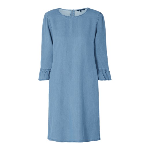Sukienka Vero Moda niebieska z długim rękawem casual 