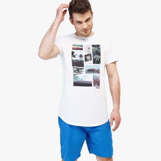 T-shirt męski Timberland młodzieżowy z krótkim rękawem 
