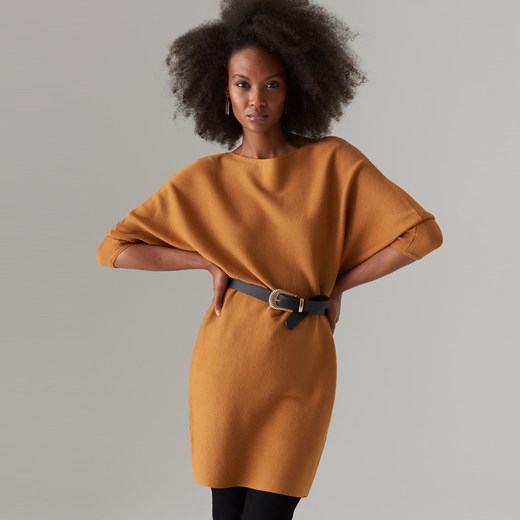 Żółty sweter damski Mohito 