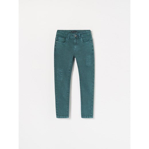 Reserved - Spodnie jeansowe slim fit - Niebieski  Reserved 164 