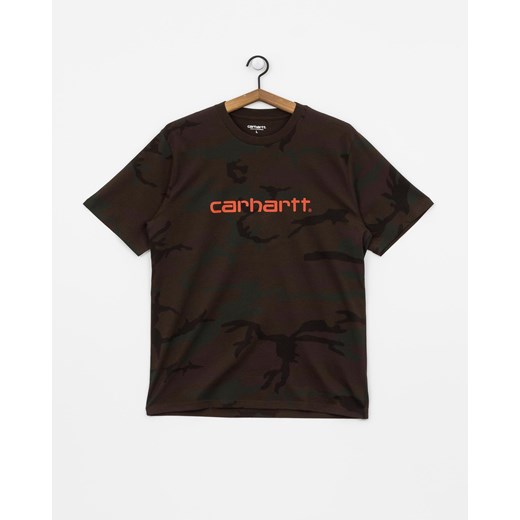T-shirt Carhartt WIP Script (camo evergreen/brick orange) Carhartt Wip  M Roots On The Roof