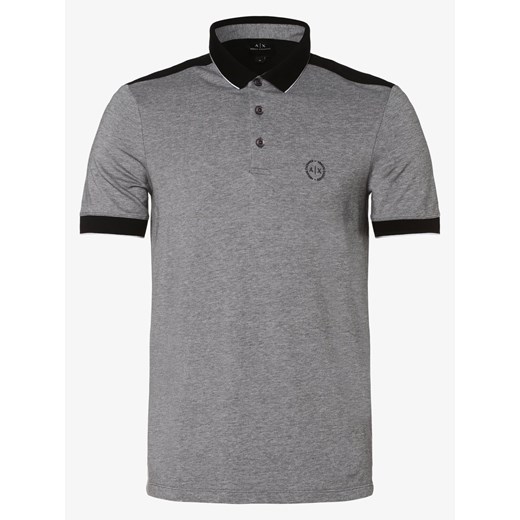 Armani Exchange - Męska koszulka polo, czarny