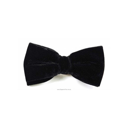 Muszka aksamitna czarna eleganckipan-com-pl czarny elegancki