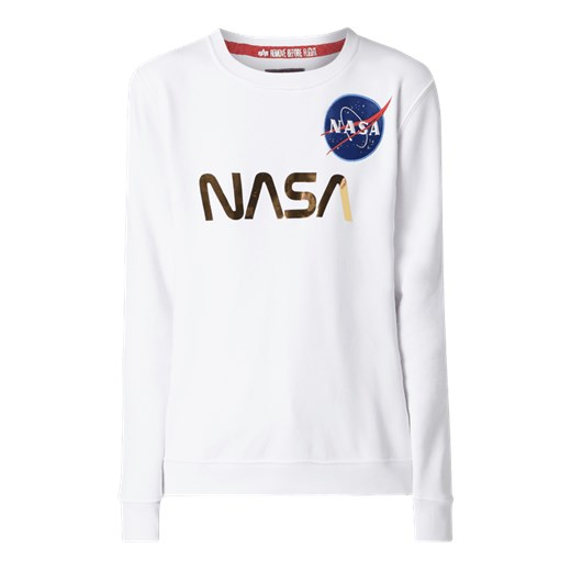 Bluza z nadrukiem NASA  Alpha Industries  Peek&Cloppenburg 