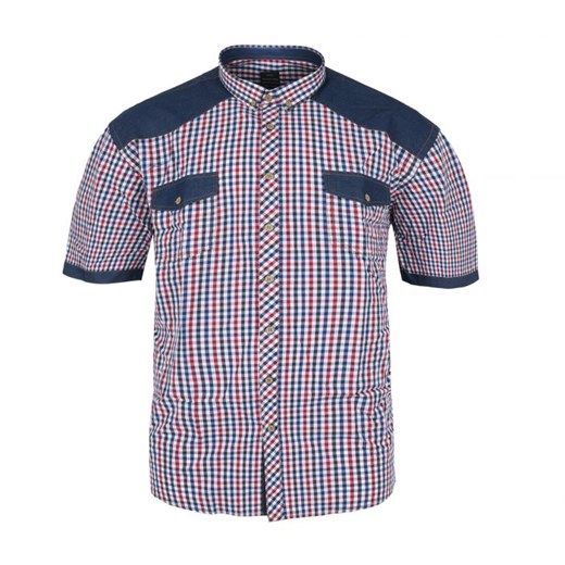 Koszula męska New Biandly z krótkimi rękawami casual w kratkę 