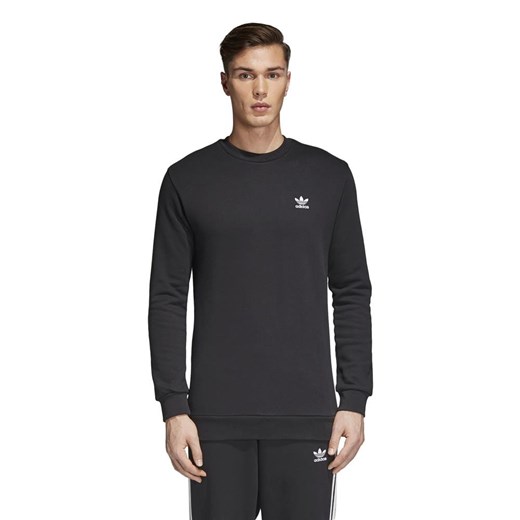 Bluza sportowa czarna Adidas gładka 