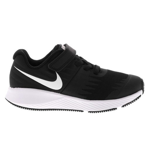 Buty sportowe dziecięce Nike wiązane czarne na wiosnę 