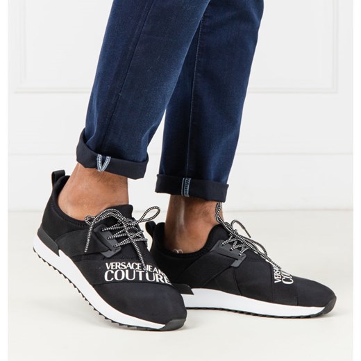 Buty sportowe męskie Versace Jeans sznurowane 