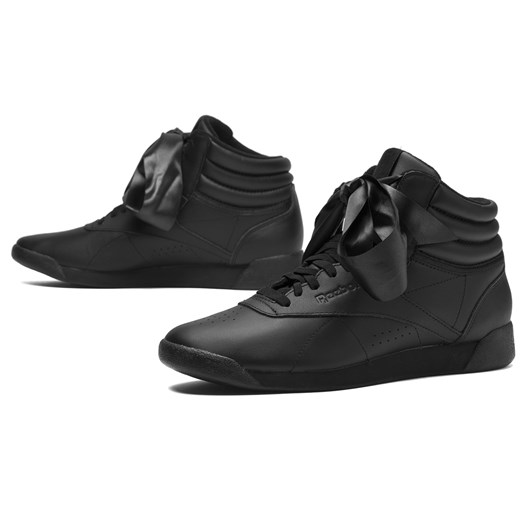 Buty sportowe damskie Reebok czarne bez wzorów 