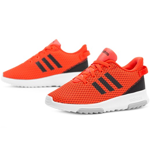 Buty sportowe dziecięce Adidas bez wzorów czerwone na wiosnę 