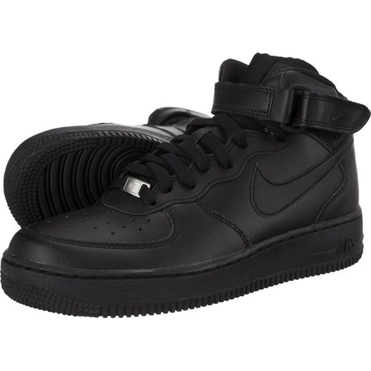 Buty sportowe damskie Nike do biegania air force na płaskiej podeszwie 