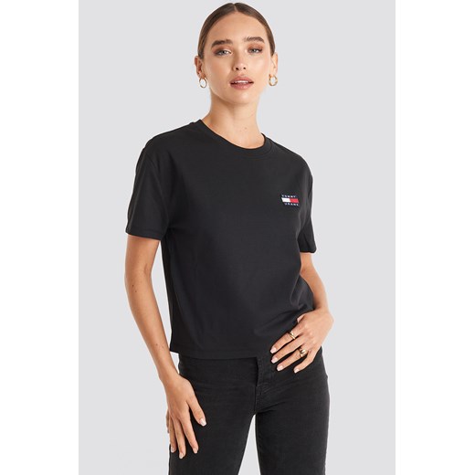Tommy Jeans Tommy Jeans Badge Tee - Black Tommy Jeans  M NA-KD