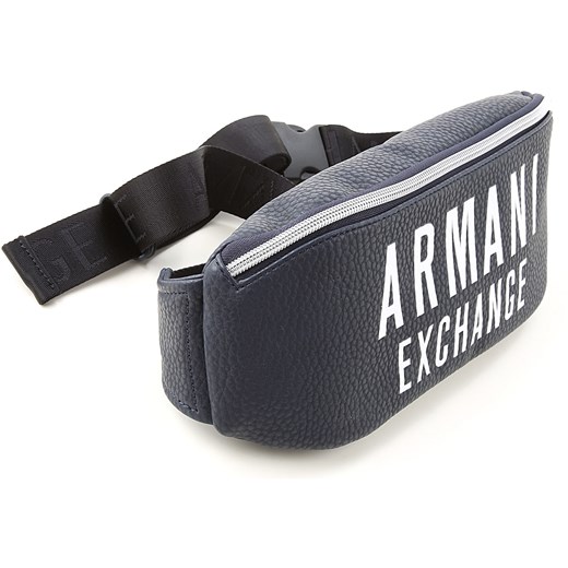 Armani Exchange Uroda Na Wyprzedaży w Dziale Outlet, ciemny niebieski, Skóra ekologiczna, 2021
