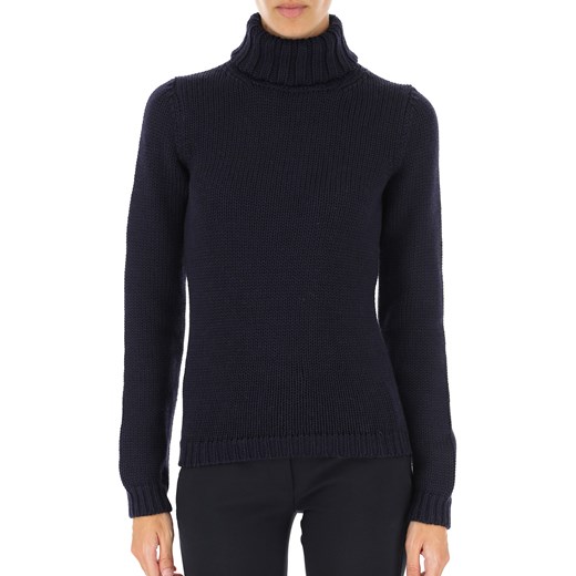 Zanone Sweter dla Kobiet Na Wyprzedaży w Dziale Outlet, ciemny niebieski, Bawełna, 2019, 44 46