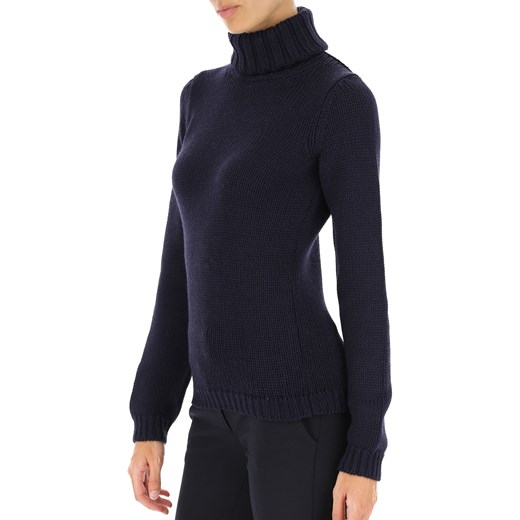 Zanone Sweter dla Kobiet Na Wyprzedaży w Dziale Outlet, ciemny niebieski, Bawełna, 2019, 44 46