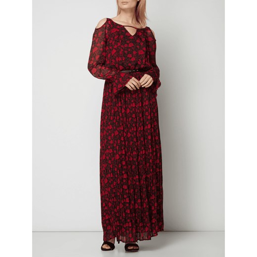 Sukienka z wyciętymi ramionami z szyfonu z kwiatowym wzorem Guess  S Peek&Cloppenburg 