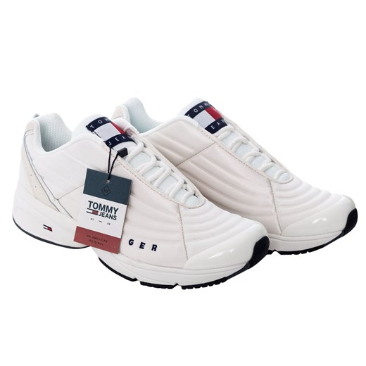 TOMMY HILFIGER BUTY SPORTOWE HERITAGE TOMMY JEANS SNEAKER WHITE EM0EM00196 100 Tommy Hilfiger  41 messimo