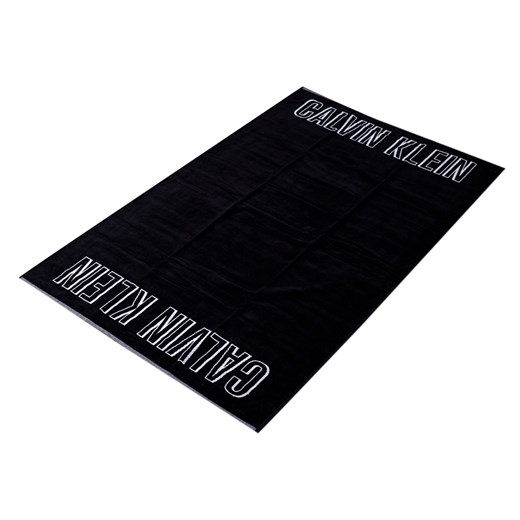 CALVIN KLEIN RĘCZNIK PLAŻOWY TOWEL BLACK KU0KU00024 001  Calvin Klein  messimo