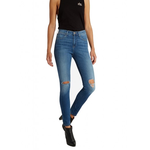 Wrangler jeansy damskie w miejskim stylu bez wzorów 