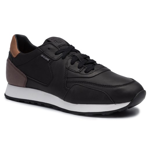 Sneakersy GEOX - U Vincit E U945VE 00043 C0630 Black/Coffee Geox  45 eobuwie.pl