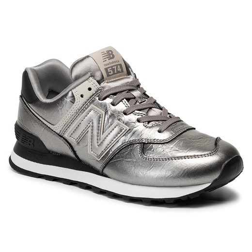 Sneakersy NEW BALANCE - WL574WNE Srebrny  New Balance 37.5 eobuwie.pl