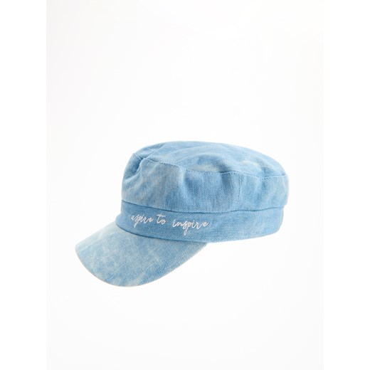Reserved - Jeansowa czapka z daszkiem - Niebieski  Reserved M/L 