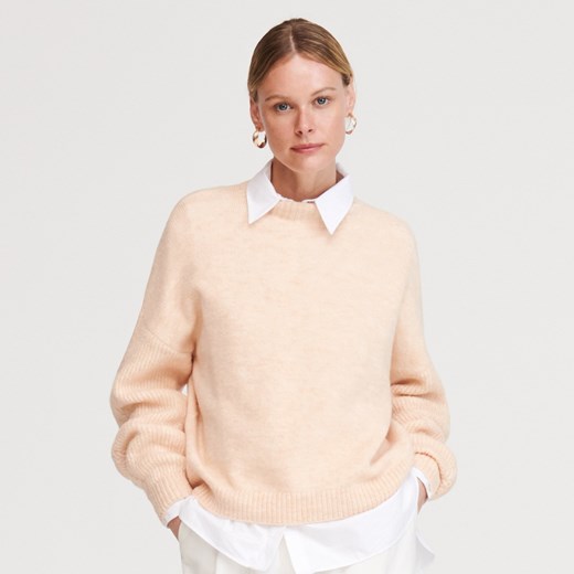 Sweter damski Reserved gładki/gładka 