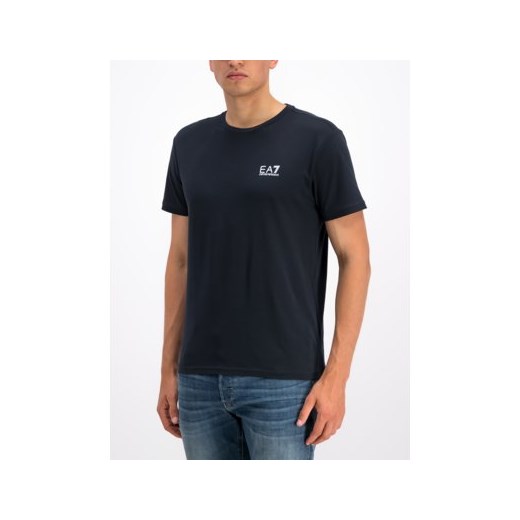 T-shirt męski Ea7 Emporio Armani czarny casual 