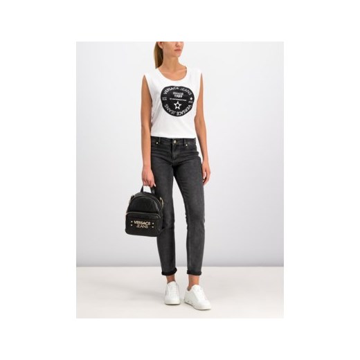 Bluzka damska Versace Jeans z okrągłym dekoltem 