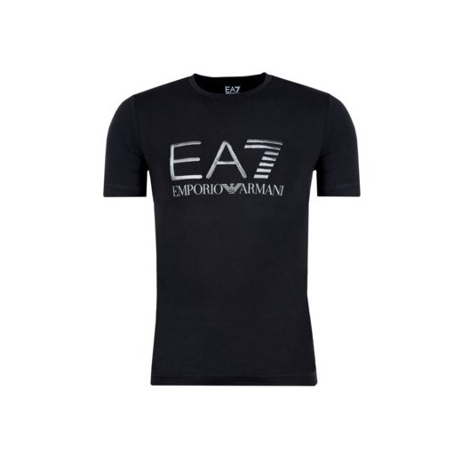 T-shirt męski Ea7 Emporio Armani z krótkim rękawem z napisem 