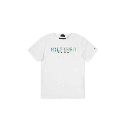 T-shirt chłopięce Tommy Hilfiger w nadruki z krótkimi rękawami 