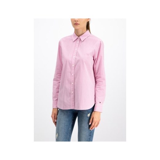Tommy Hilfiger Koszula Ebru Shirt WW0WW25300 Różowy Regular Fit