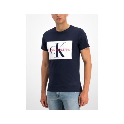 T-shirt męski Calvin Klein młodzieżowy 