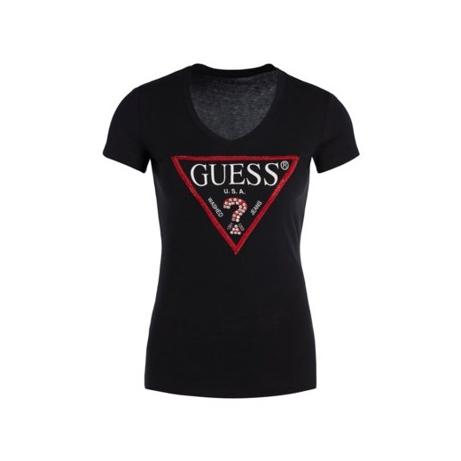 Bluzka damska Guess casual z krótkimi rękawami 