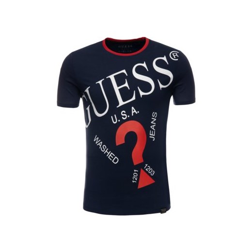 T-shirt męski Guess z krótkim rękawem 