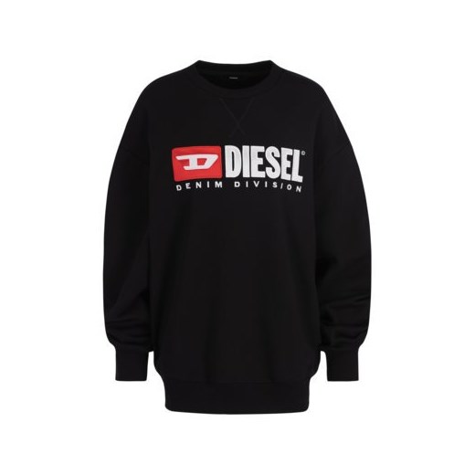 Bluza damska Diesel czarna z napisem 