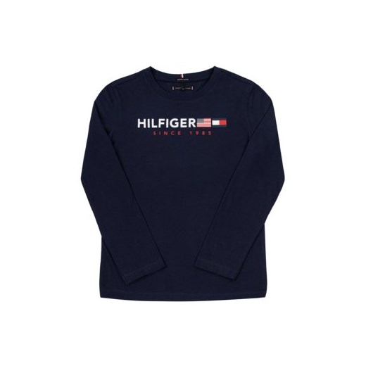 T-shirt chłopięce Tommy Hilfiger z długim rękawem w nadruki 