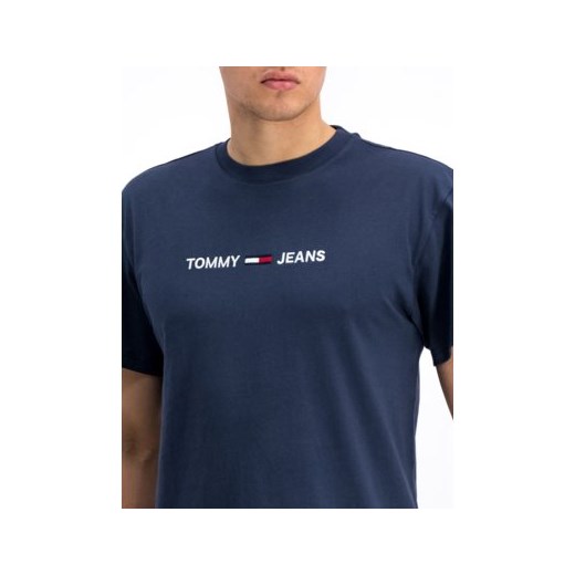 T-shirt męski Tommy Jeans młodzieżowy z krótkim rękawem 