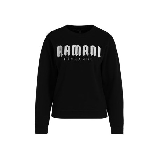 Bluza damska Armani Exchange czarna z napisem 