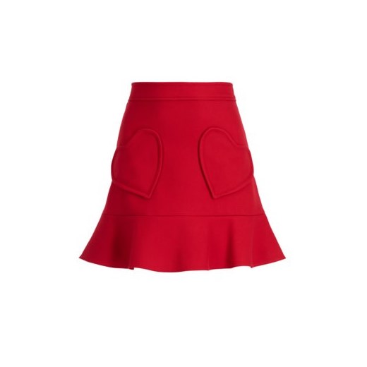Red Valentino spódnica bez wzorów mini na lato 