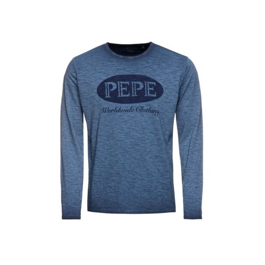 T-shirt męski Pepe Jeans z napisami z długim rękawem 