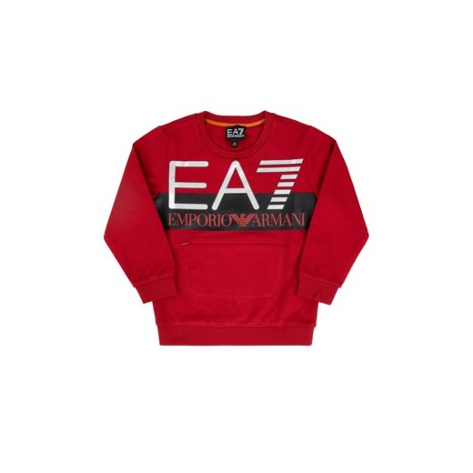 Bluza chłopięca czerwona Ea7 Emporio Armani 
