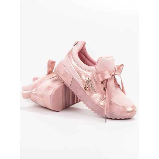 Sneakersy damskie różowe CzasNaButy 
