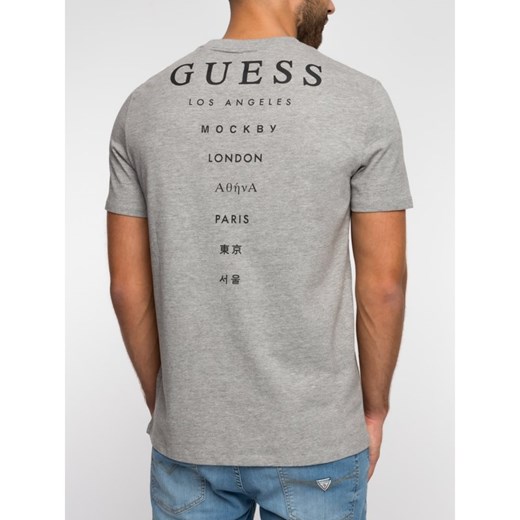 Szary t-shirt męski Guess 