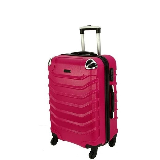 Mała kabinowa walizka PELLUCCI 730 S Różowa Pellucci  uniwersalny okazja Bagażownia.pl 